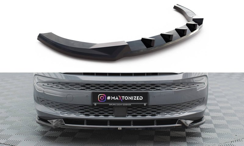 Maxton Front Ansatz V.2 VW Multivan T7 schwarz Hochglanz VW-MU-T7-FD2-G