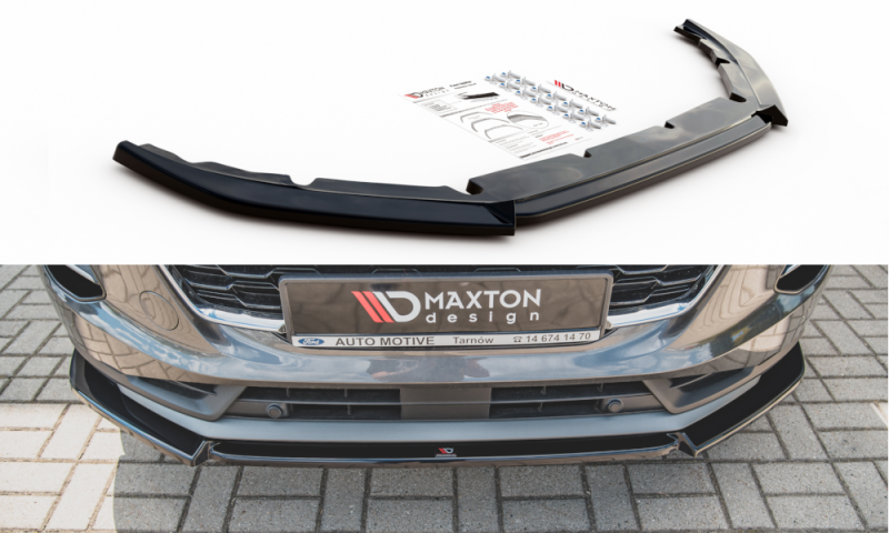 Maxton Front Ansatz für Ford Puma  schwarz Hochglanz FO-PU-1-FD1-G