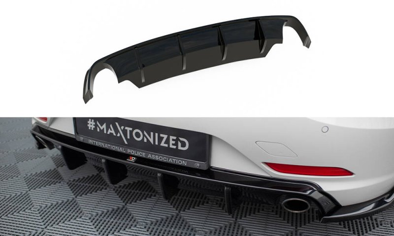 Maxton Diffusor Heck Ansatz BMW Z4 E89 schwarz Hochglanz BM-Z4-89-RS1-G