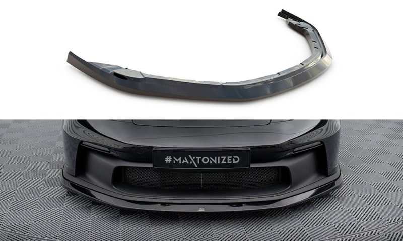 Maxton Front Ansatz Porsche 911 992 GT3 schwarz Hochglanz PO-911-992-GT3-FD1-G