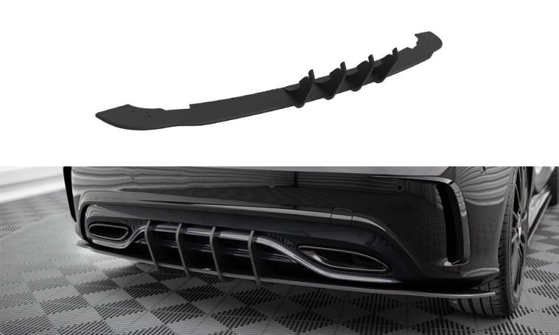 Maxton Street Pro Heckschürze Mercedes-Benz A AMG-Line W176 Facelift MEA176FAMGLINECNC-RS1B