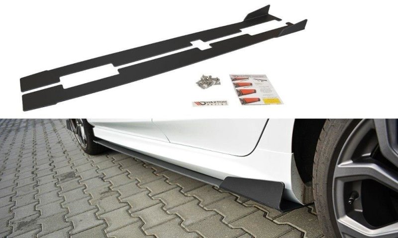Maxton Sport Seitenschweller Ansatz für V.1 für Ford Fiesta Mk8 ST / ST-Line FO-FI-8-STLINE-CNC-SD1