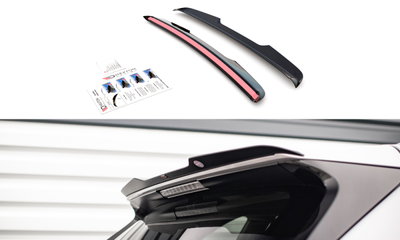 Maxton Spoiler CAP für Toyota RAV4 Mk5 schwarz Hochglanz TO-RAV4-5-CAP1-G