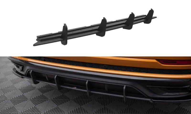 Maxton Street Pro Heckschürze Audi Q8 S-Line Mk1 AUQ81SLINECNC-RS1B