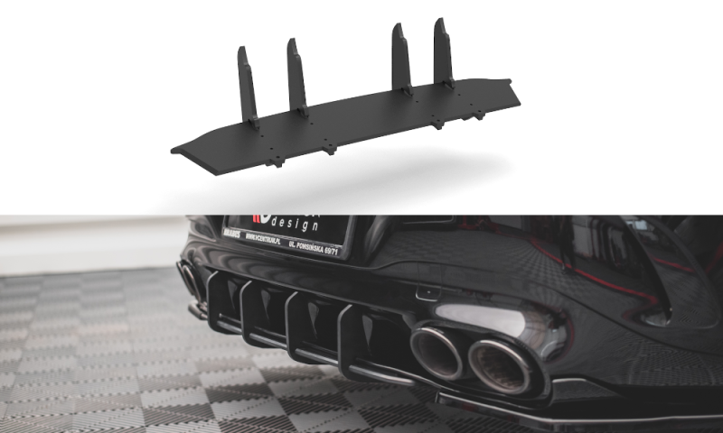 Maxton Street Pro Heckschürze für Mercedes-AMG CLA 35 / 45 Aero C118 MECLA118AMGCNC-RS1B