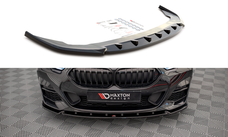 Maxton Front Ansatz V.2 für BMW 2 Gran Coupe M-Paket / M235i F44 schwarz Hochglanz BM-2-44-MPACK-FD2-G