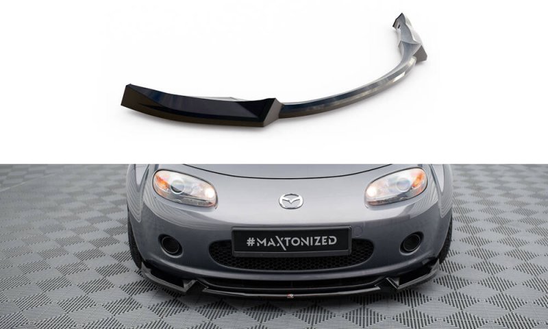 Maxton Front Ansatz V.2 Mazda MX5 NC (Mk3) schwarz Hochglanz MA-MX5-3-FD2-G