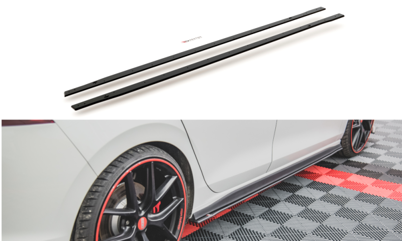 Maxton Racing Seitenschweller Ansatz für Volkswagen Golf 8 GTI / GTI Clubsport VWGO8GTICNC-SD1B