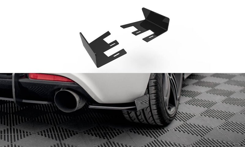 Maxton Hintere Seiten Flaps VW Scirocco R Mk3 schwarz Hochglanz VWSC3RCNC-RSF1-G
