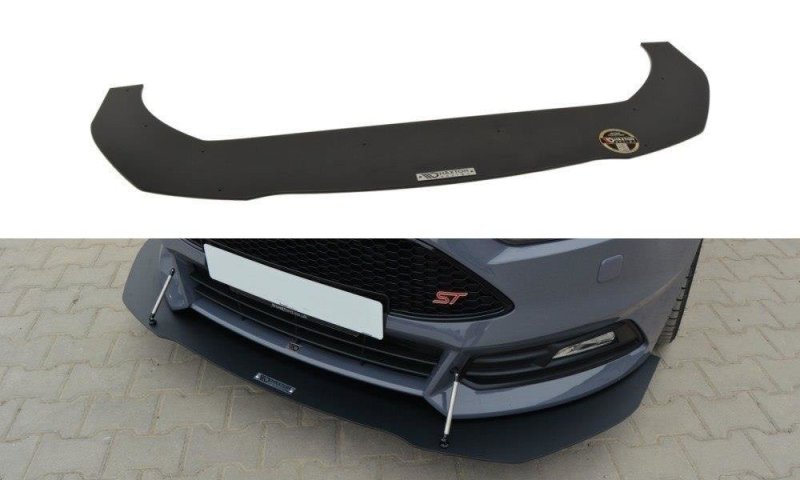 Maxton Sport Front Ansatz V.1 für Ford Focus ST Mk3 FL FO-FO-3F-ST-CNC-FD1