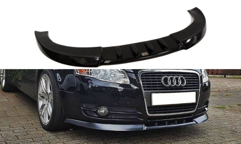 Maxton Front Diffuser V.1 Audi A4 B7 schwarz Hochglanz AU-A4-B7-FD1-G