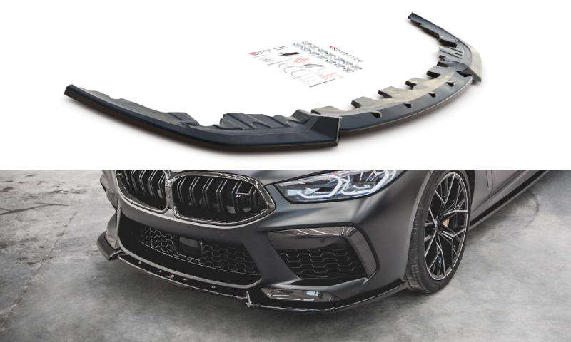 Maxton Front Ansatz V.3 für BMW M8 Gran Coupe F93 schwarz Hochglanz BM-M8-G16-FD3-G