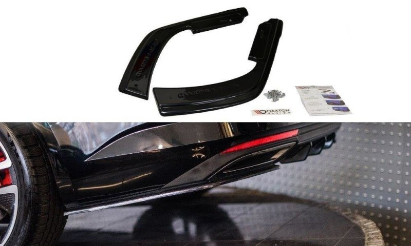 Maxton Heck Ansatz Flaps Diffusor für RENAULT TALISMAN schwarz Hochglanz RE-TA-1-RSD1-G