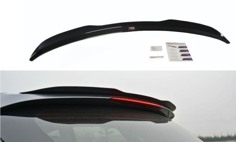 Maxton Spoiler CAP für Hyundai i30 mk.2 schwarz Hochglanz HY-I30-2-CAP1-G