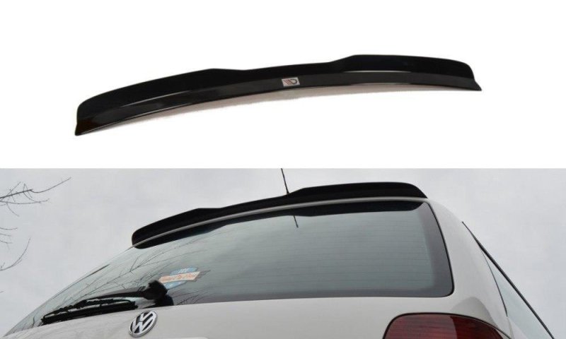 Maxton Spoiler CAP für VW PASSAT B5 Kombi schwarz Hochglanz VW-PA-B5-VA-CAP1-G