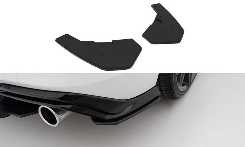 Maxton Street Pro Heck Ansatz Flaps Diffusor V.2 VW Golf GTI Mk8 VWGO8GTICNC-RSD3B