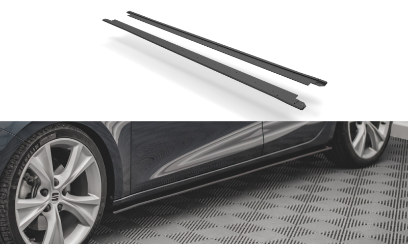 Maxton Street Pro Seitenschweller Ansatz für Seat Leon FR Mk4 SELE4FRCNC-SD1B