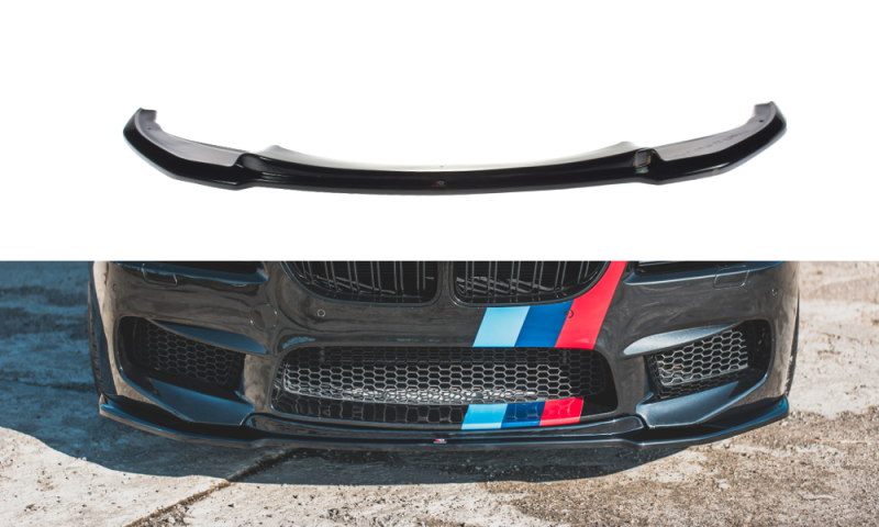 Maxton Front Ansatz V.2 für BMW M6 F06 Gran Coupe schwarz Hochglanz BM-6-06-M-GC-FD2-G