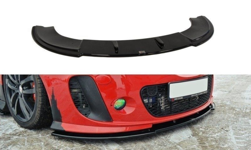 Maxton Front Ansatz für SEAT LEON MK2 MS DESIGN schwarz Hochglanz SE-LE-2-MS-FD1-G