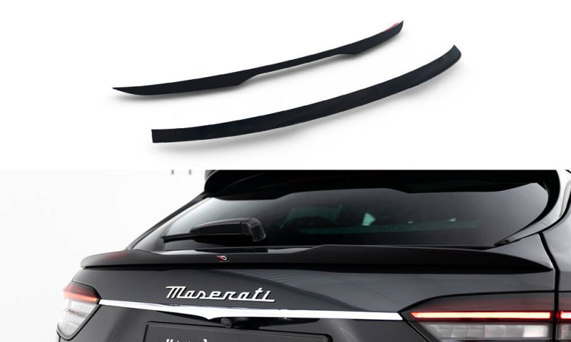 Maxton Unterer HeckSpoiler CAP Abrisskante Maserati Levante GT Mk1 Facelift schwarz Hochglanz MS-LE-1F-GT-CAP2-G