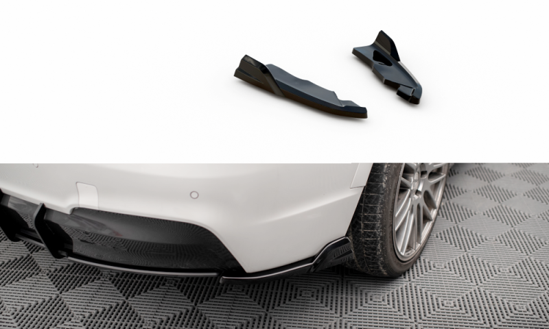 Maxton Heck Ansatz Flaps Diffusor für BMW X3 M-Paket F25 schwarz Hochglanz BM-X3-25-MPACK-RSD2-G