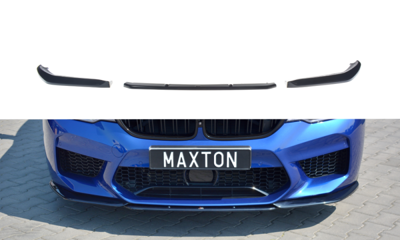 Maxton Front Ansatz V.2 für BMW M5 F90 schwarz Hochglanz BM-5-90-M-FD3+FD2-G