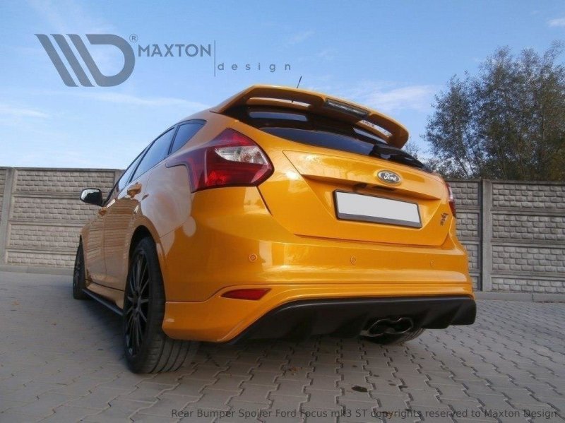 Maxton Diffusor Heck Ansatz für Ford Focus ST Mk3 (RS Look) FO-FO-3-ST-RS15-RS1-A