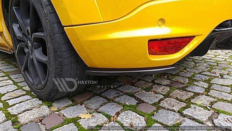 Maxton Heck Ansatz Flaps Diffusor für RENAULT MEGANE 3 RS schwarz Hochglanz RE-ME-3-RS-RSD1-G