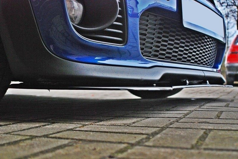 Maxton Front Ansatz für MINI COOPER R56 JCW schwarz Hochglanz MC-2-JCW-FD1-G
