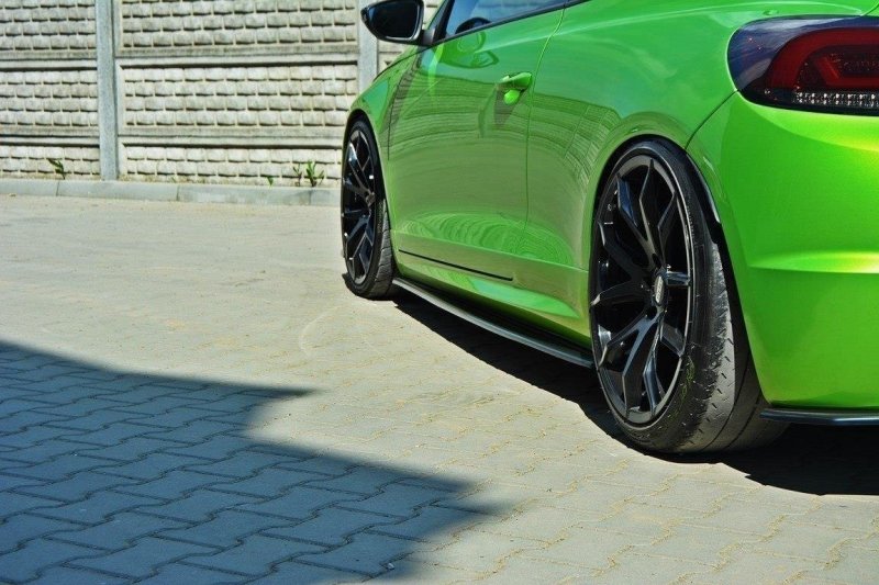 Maxton Seitenschweller Ansatz für VW SCIROCCO R schwarz Hochglanz VW-SC-3-R-SD1-G
