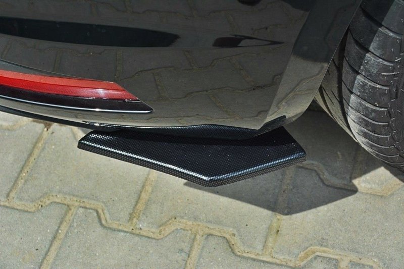 Maxton Heck Ansatz Flaps Diffusor für SEAT LEON III CUPRA / FR schwarz Hochglanz SE-LE-3-FR-RSD1-G