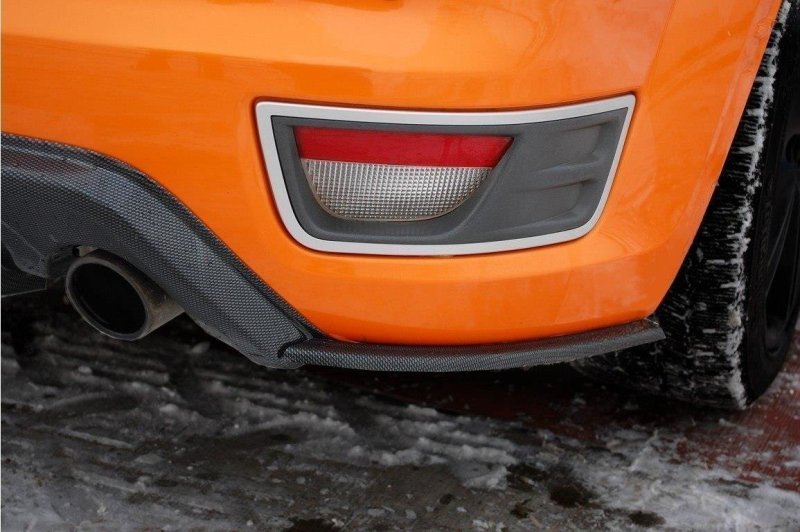 Maxton Heck Ansatz Flaps Diffusor V.2 für Ford Focus ST Mk2 schwarz Hochglanz FO-FO-2-ST-RSD2-G