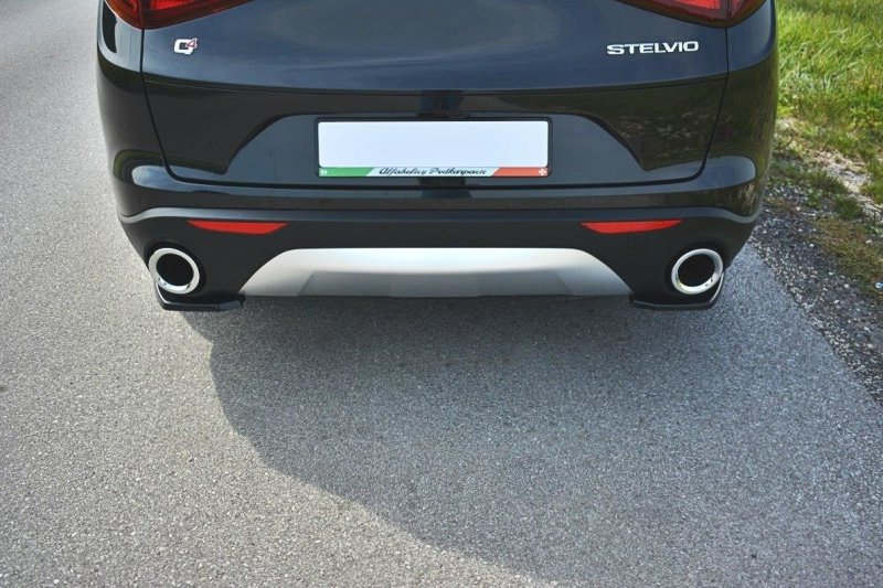 Maxton Heck Ansatz Flaps Diffusor für Alfa Romeo Stelvio schwarz Hochglanz AL-ST-1-RSD1-G