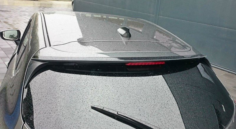 Preview: Maxton Spoiler CAP für Mazda 3 BN (Mk3) Facelift schwarz Hochglanz MA-3-3-CAP1-G