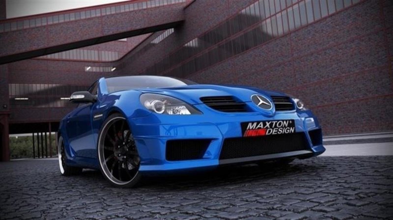 Maxton Front Stoßstange MERCEDES SLK R171 (SLK R172 AMG LOOK) ME-SLK-R171-AMG172-F1