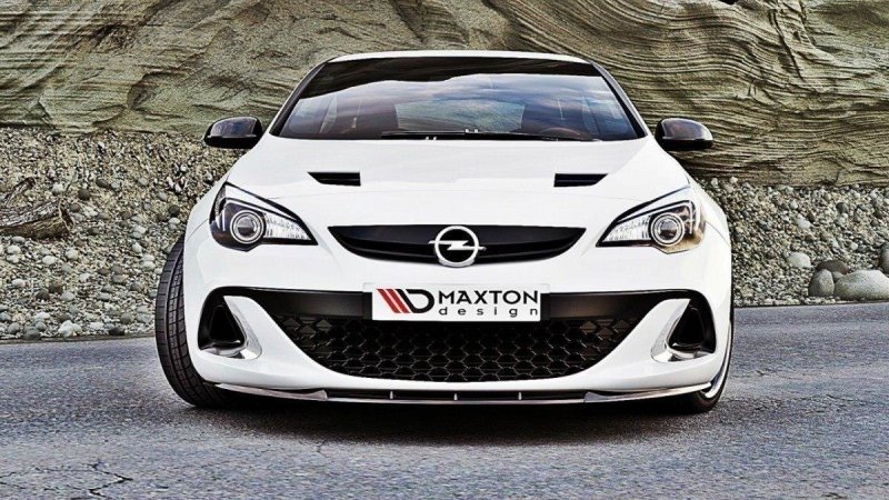 Maxton Front Ansatz für OPEL ASTRA J OPC / VXR NÜRBURG schwarz Hochglanz OP-AS-4-OPC-NRB-FD1-G