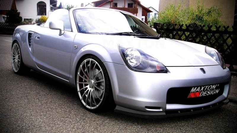 Maxton Front Ansatz für TOYOTA MR2 MK3 schwarz Hochglanz TO-MR2-3-FD1-G