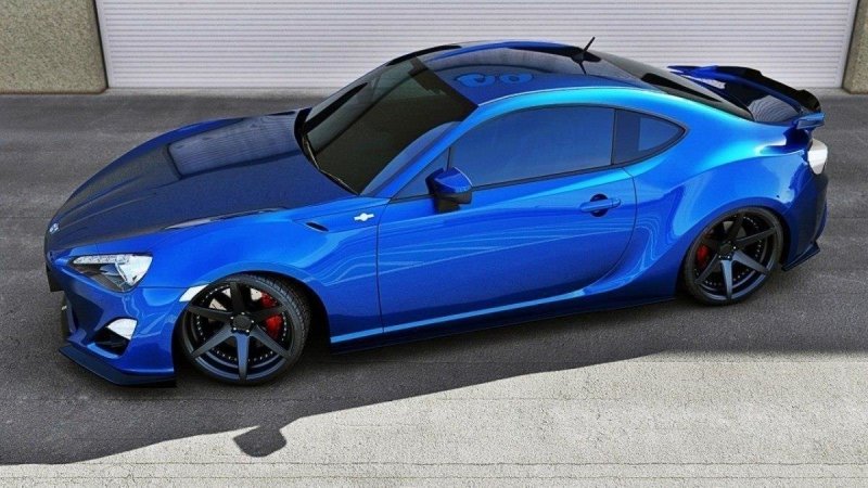 Maxton Spoiler CAP für TOYOTA GT86 schwarz Hochglanz TO-GT86-1-CAP1-G