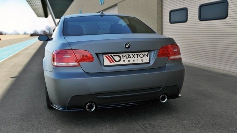 Maxton Heck Ansatz Flaps Diffusor für BMW 3er E92 M Paket schwarz Hochglanz BM-3-92-MPACK-RSD1-G