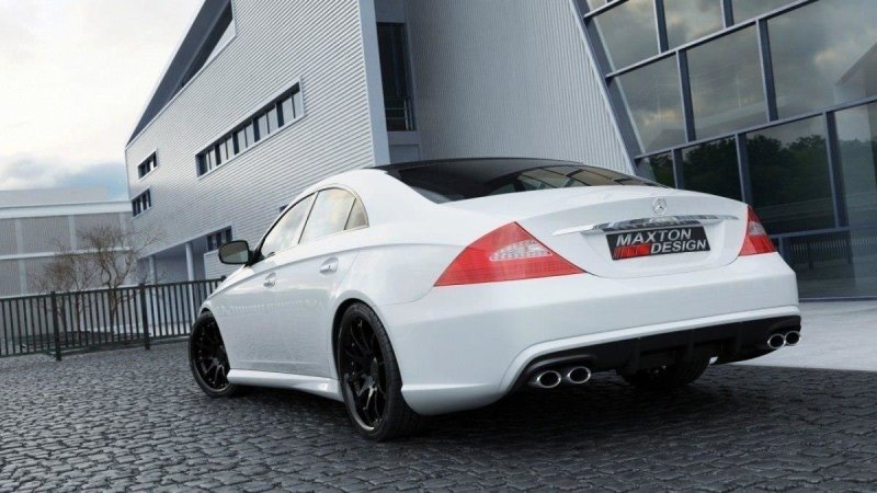 Maxton Heckstoßstange MERCEDES C-KLASSE CLS C219 ME-CLS-219-AMG204-R1