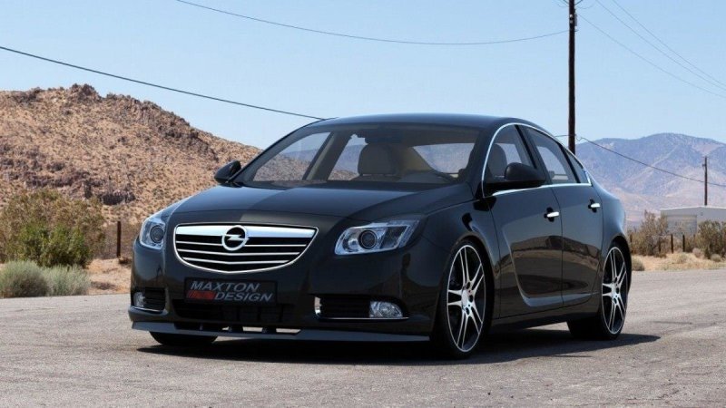 Maxton Front Ansatz für OPEL INSIGNIA MK1 vor Facelift Carbon Look  OP-IS-FD1-C