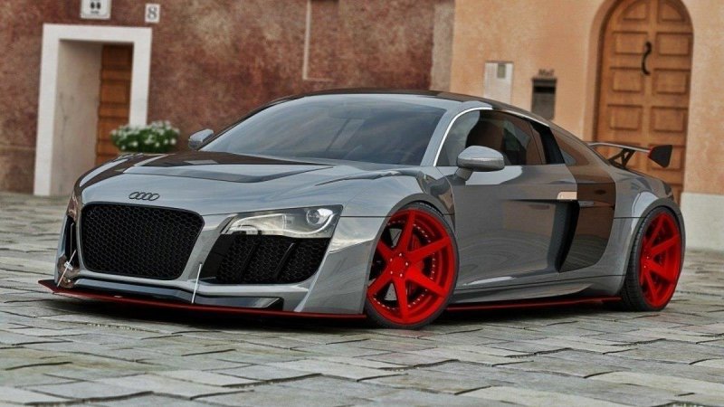Maxton Front Stoßstange AUDI R8 I AU-R8-1-F1