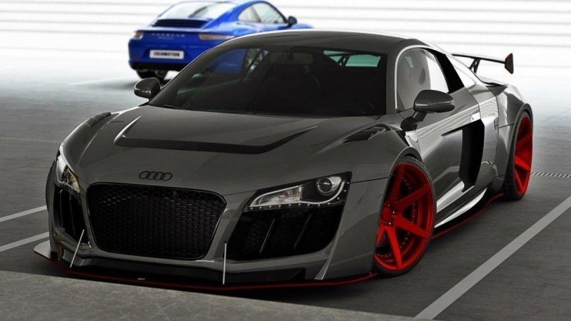 Maxton Front Stoßstange AUDI R8 I AU-R8-1-F1