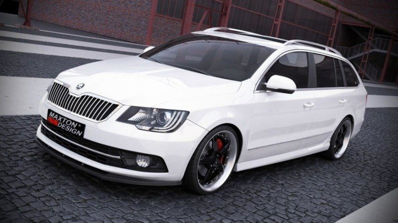 Maxton Seitenschweller Skoda Superb Mk2 SK-SU-2-S1