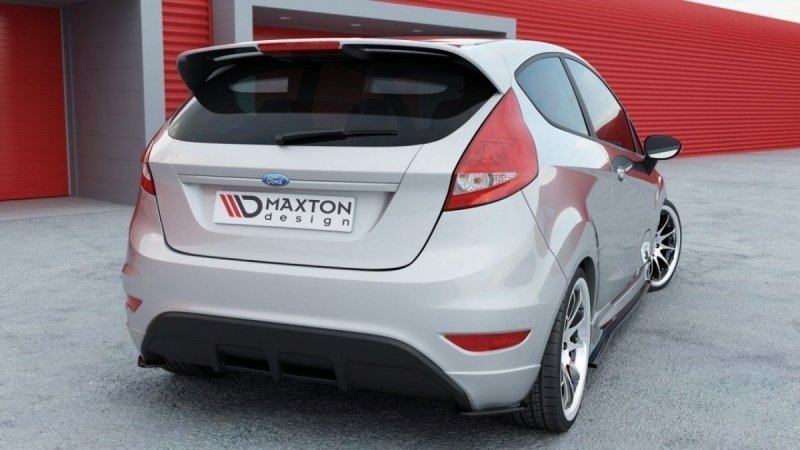Maxton Heck Ansatz Flaps Diffusor für FORD FIESTA MK7 ST / STLINE / ZETEC S schwarz Hochglanz FO-FI-7-ST-RSD1-G