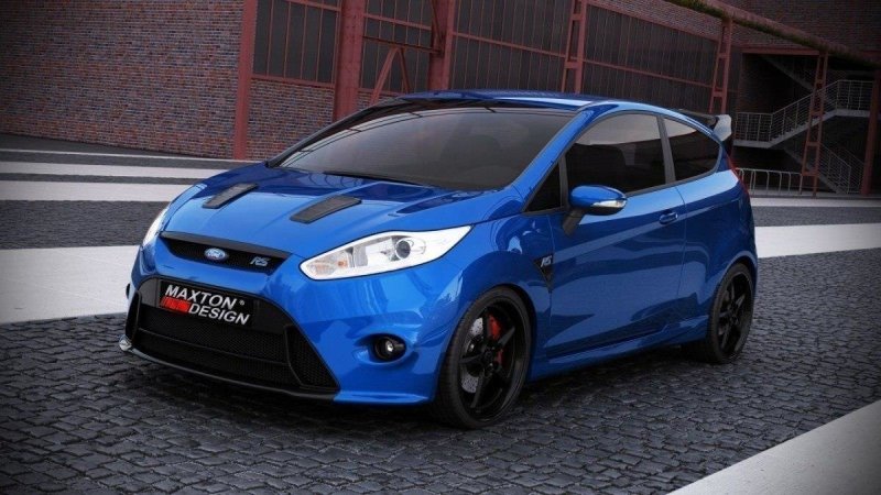 Maxton Front Stoßstange FIESTA MK7 Facelift(FOCUS RS LOOK) FO-FI-7F-RS-F1