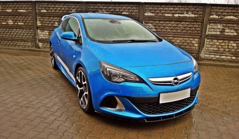 Maxton Front Ansatz für OPEL ASTRA J OPC / VXR NÜRBURG schwarz Hochglanz OP-AS-4-OPC-NRB-FD1-G