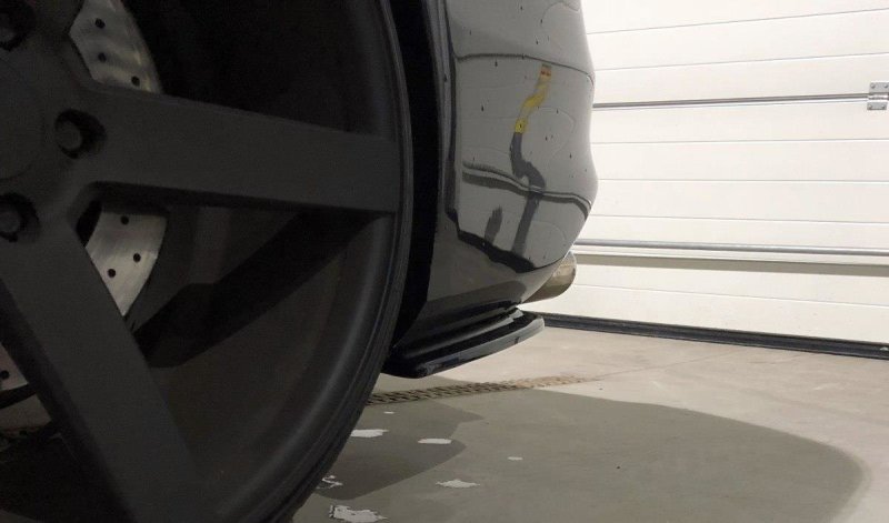 Maxton Heck Ansatz Flaps Diffusor für Audi S4 B8 FL schwarz Hochglanz AU-S4-B8F-RSD1-G