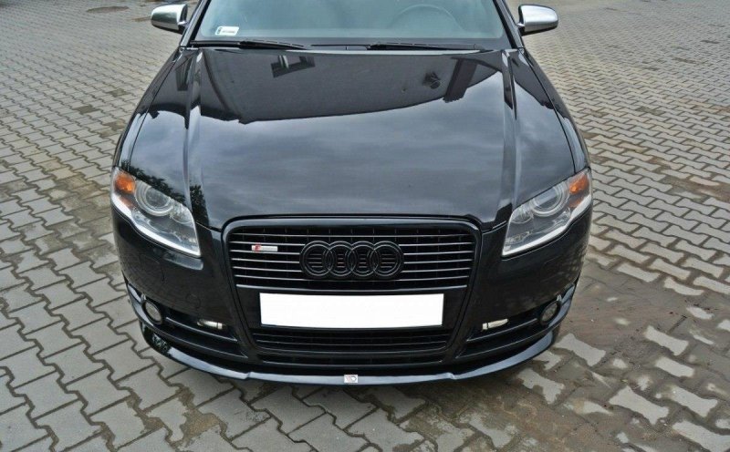 Maxton Front Diffuser V.2 Audi A4 B7 schwarz Hochglanz AU-A4-B7-FD2-G
