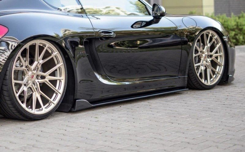 Maxton Seitenschweller Ansatz für Porsche Cayman Mk2 981C PO-CA-981-FSD1